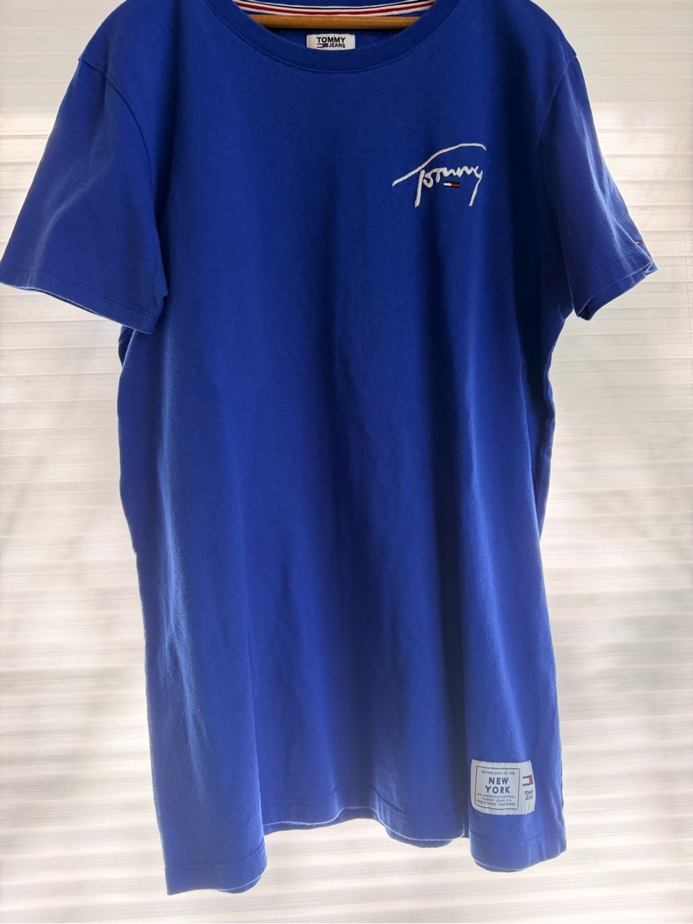 Tommy Hilfiger Royal Blue Signature Crewneck Tee